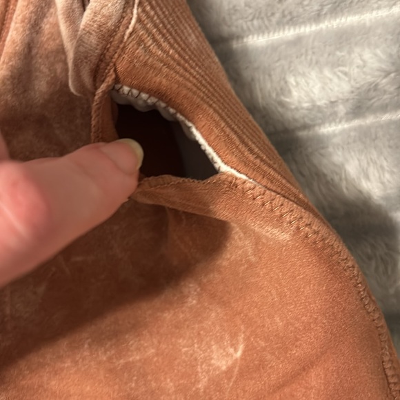 🤎NWOT Zenana Padded Ribbed Mineral Wash Crop Tank Top Sz S/M Nylon & Spandex - Picture 6 of 16